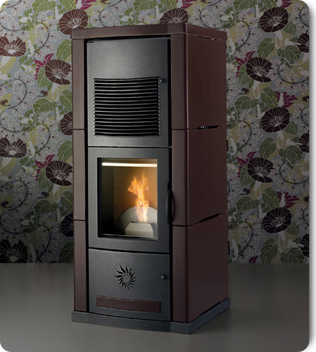Poêle à granulés - DALI' 120 - CS THERMOS S.R.L. - contemporain / en céramique