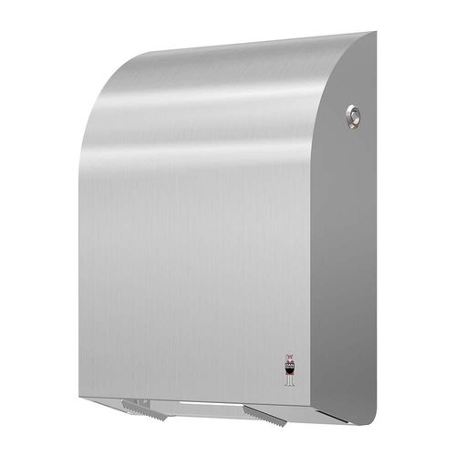 Distributeur de papier toilette mural - 285 - DAN DRYER A/S - en inox / professionnel