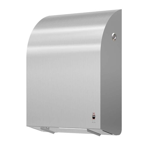 Distributeur de papier toilette mural - 287 - DAN DRYER A/S - en inox / professionnel