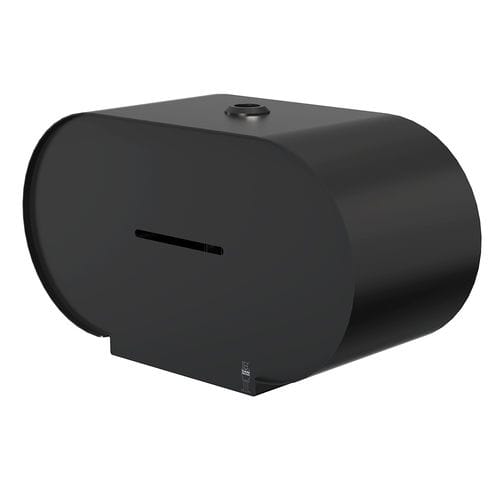 Distributeur de papier toilette mural - 3375 - DAN DRYER A/S - en acier / pour 2 rouleaux / professionnel
