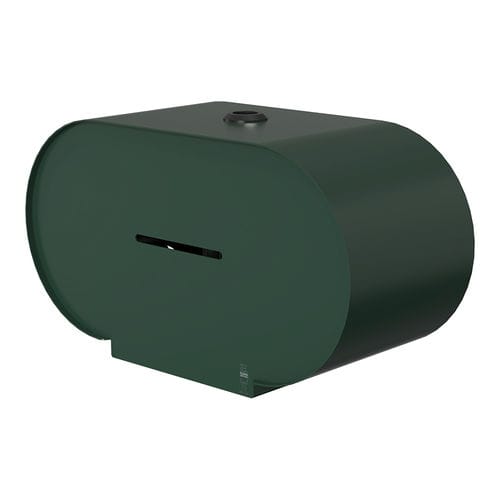 Distributeur de papier toilette mural - 3380 - DAN DRYER A/S - en acier / pour 2 rouleaux / professionnel