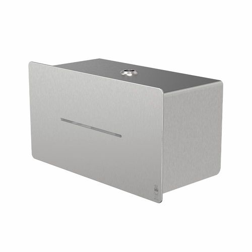 Distributeur de papier toilette mural - 4070 - DAN DRYER A/S - en inox / pour 2 rouleaux / pour sanitaire public