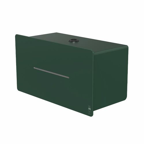 Distributeur de papier toilette mural - 4076 - DAN DRYER A/S - en inox / pour 2 rouleaux / pour sanitaire public