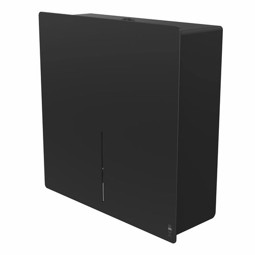 Distributeur de papier toilette mural - 4084 - DAN DRYER A/S - en inox / noir / pour sanitaire public