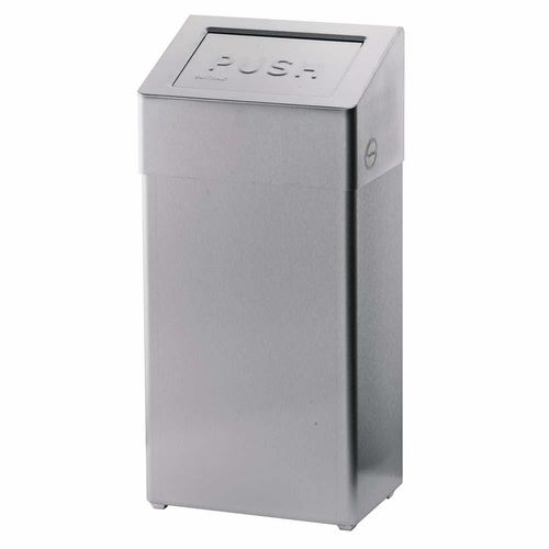 Poubelle hygiénique - 1113 - DAN DRYER A/S - murale / en inox / avec couvercle