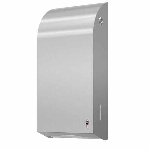 Distributeur d'essuie-mains mural - 286 - DAN DRYER A/S - en inox / professionnel