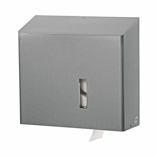 Porte-rouleau WC mural - 1125 - DAN DRYER A/S - en acier inoxydable / professionnel