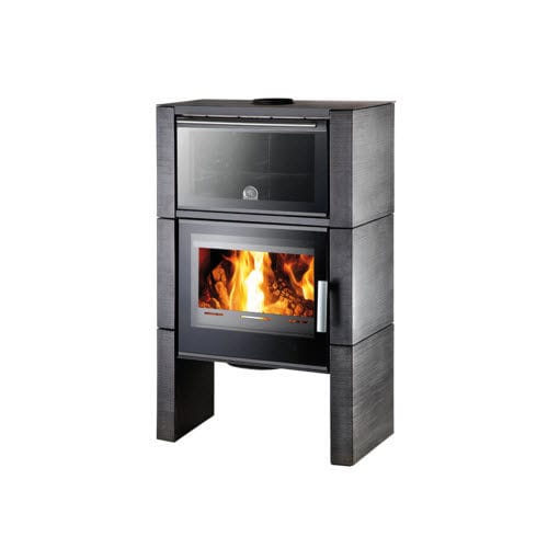 Poêle à bois - NEWHAM EASY - HAAS + SOHN Ofentechnik GmbH - 8 kW / sur pieds / contemporain
