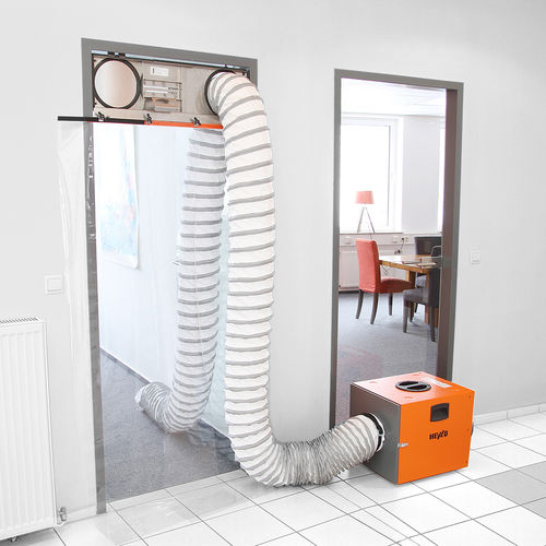 Système extracteur professionnel - HEYLO DCS-PF 1400 - Dantherm Group A/S - portatif / à poussière / avec fil