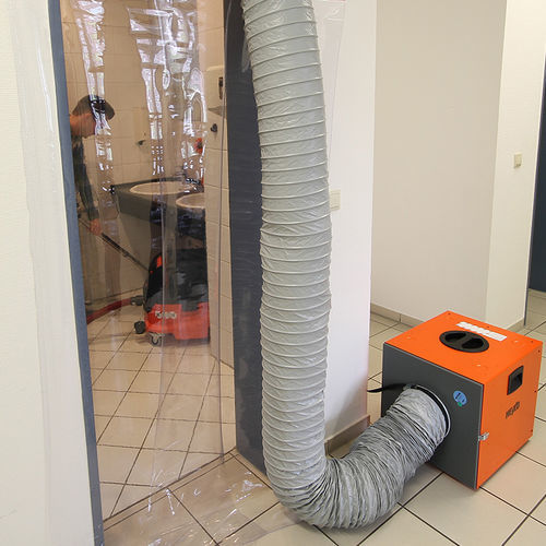 Ventilateur extracteur - DCS-PF 1400 - Dantherm Group A/S - sur pied / professionnel / industriel