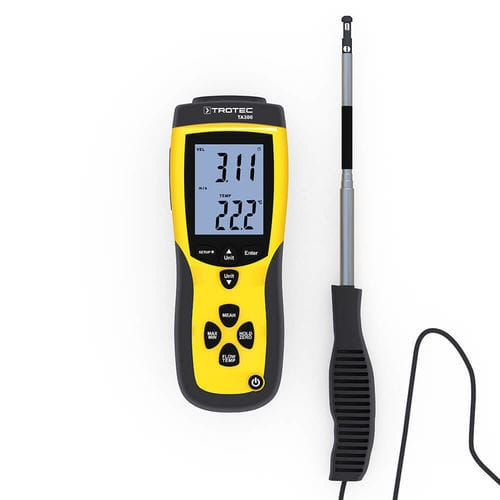 Anémomètre pour chauffage - TA300 - Dantherm Group A/S - pour climatisation / thermo / portable