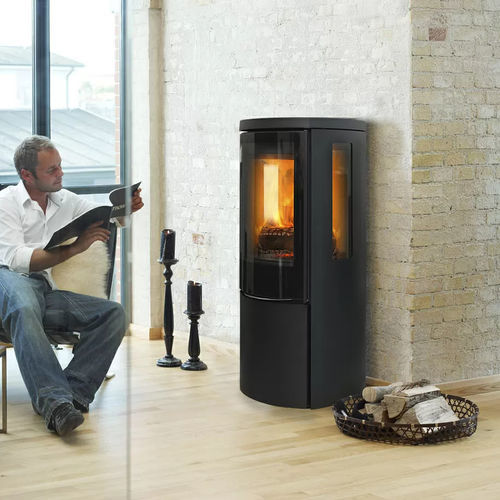 Poêle à bois - COZY  - Jydepejsen A/S - 0 - 5 kW / 8 kW / au sol