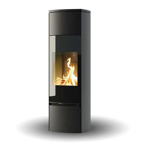 Poêle à bois - BELLA HIGH - Jydepejsen A/S - 3 kw – 5 kw / à poser / contemporain