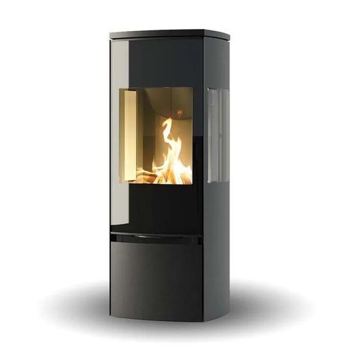 Poêle à bois - BELLA SIDEGLASS - Jydepejsen A/S - 3 kw – 5 kw / à poser / à 3 faces