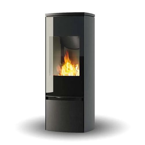 Poêle à bois - BELLA - Jydepejsen A/S - 3 kw – 5 kw / à poser / contemporain