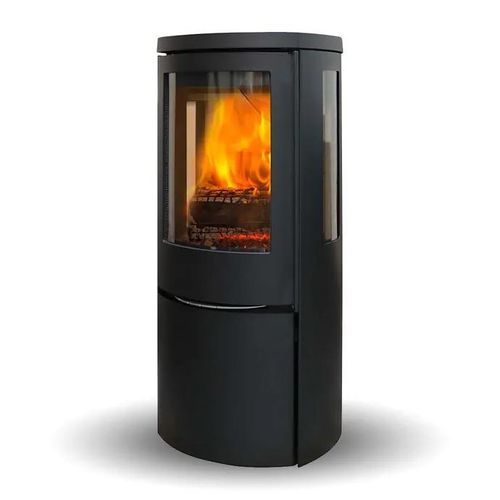Poêle à bois - COZY CLASSIC SIDEGLASS - Jydepejsen A/S - 3 kw – 8 kw / à poser / à 3 faces