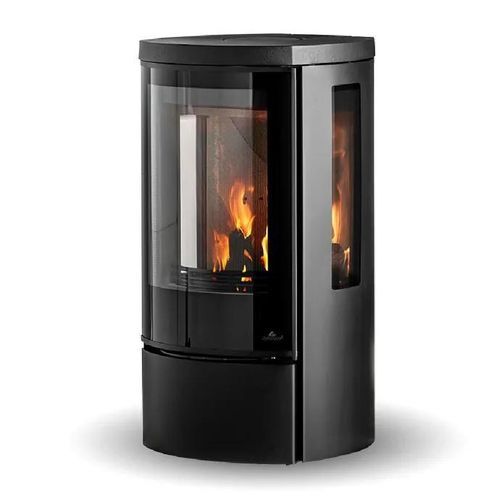 Poêle à bois - COZY MODERN LOW SIDEGLASS - Jydepejsen A/S - 3 kw – 8 kw / à poser / à 3 faces