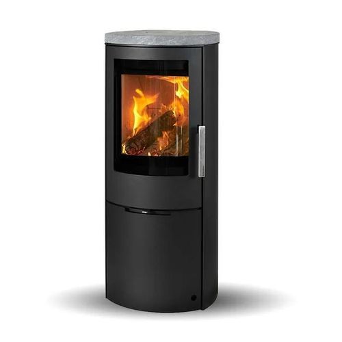 Poêle à bois - MIDO SOAPSTONE TOP - Jydepejsen A/S - 3 kw – 8 kw / à poser / contemporain