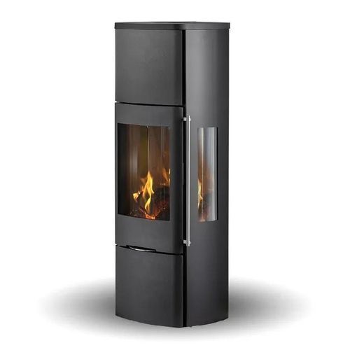 Poêle 3 kw – 5 kw - SENZA HIGH SIDEGLASS - Jydepejsen A/S - à poser / à 3 faces / contemporain