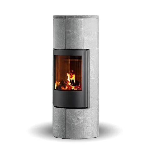 Poêle à bois - TROJA 44 SOAPSTONE - Jydepejsen A/S - 3 kw – 8 kw / à poser / contemporain