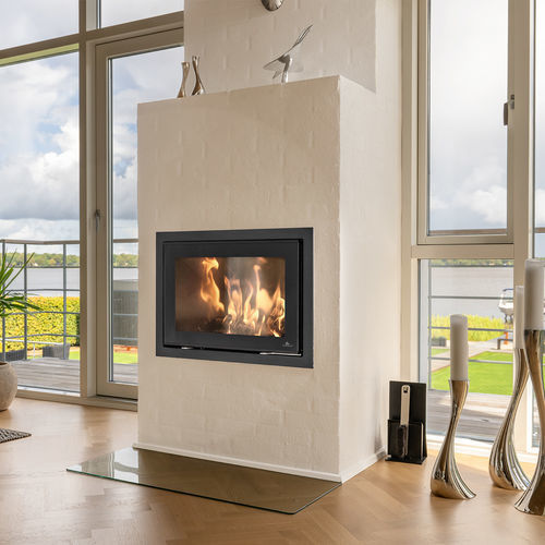Insert de cheminée à bois - JYDEPEJS H530 - Jydepejsen A/S - en acier / à convection naturelle / contemporain