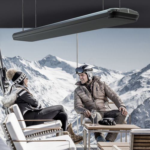 Chauffage infrarouge suspendu - HOT-TOP 9815 - MO-EL - électrique / professionnel / tube radiant