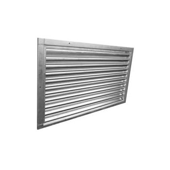Grille de ventilation en inox - CL-GL50Z SERIE - MP3 - en acier galvanisé / rectangulaire / acoustique
