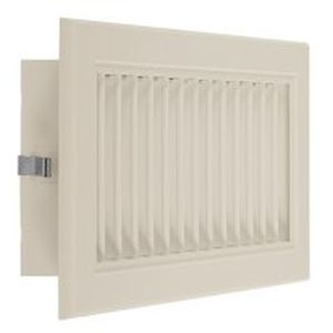Grille de ventilation en ABS - TE-BA SERIES - MP3 - rectangulaire / blanche / réglable