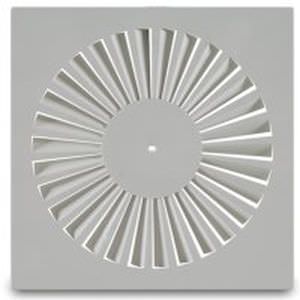 Diffuseur d'air mural - KPQ SERIES - MP3 - carré / circulaire / hélicoïdal