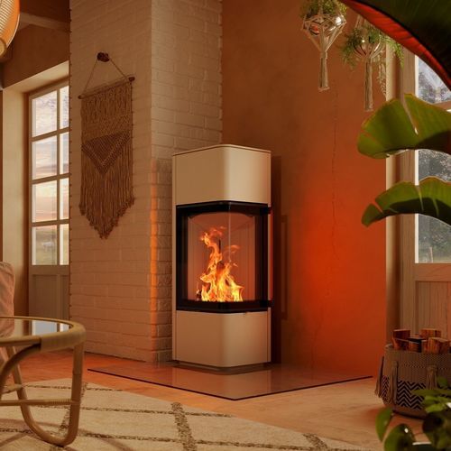 Poêle à bois - Cubo S - Spartherm - The Fire Company - 0 - 5 kW / 5 kW - 10 kW / au sol