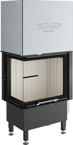 Foyer fermé à bois - Varia 2L-55h H₂O - Spartherm - The Fire Company - d'angle / en métal / pour cheminée chaudière