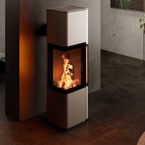 Poêle à bois - Cubo L - Spartherm - The Fire Company - 0 - 5 kW / 5 kW - 10 kW / au sol