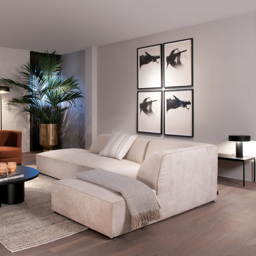 Canapé modulable - CALI  - EUROFASHION HOMETEXTILES & CONCEPTS - contemporain / en tissu / gris
