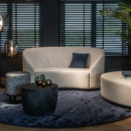 Canapé contemporain - CURVE - EUROFASHION HOMETEXTILES & CONCEPTS - en tissu / avec accoudoirs / avec coussin amovible