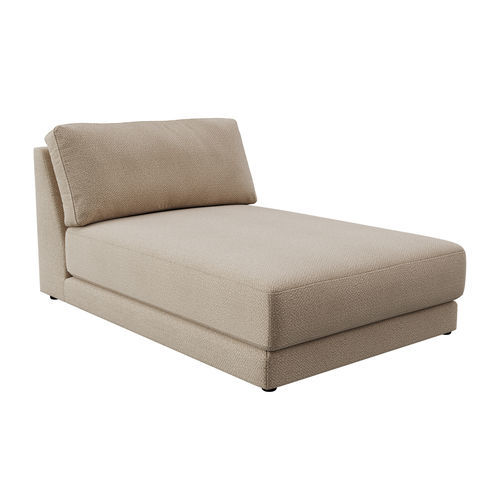 Chaise longue contemporaine - MONZA - EUROFASHION HOMETEXTILES & CONCEPTS - en tissu / en hêtre / 1 place