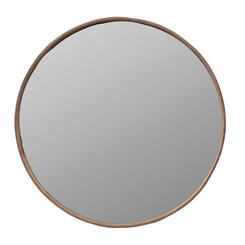 Miroir mural - MALEBO - EUROFASHION HOMETEXTILES & CONCEPTS - contemporain / rond / en cuir
