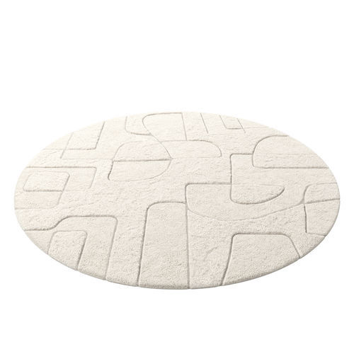 Tapis contemporain - SABI - EUROFASHION HOMETEXTILES & CONCEPTS - à motif / en laine / rond