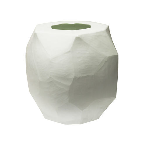 Vase contemporain - WILLOW - EUROFASHION HOMETEXTILES & CONCEPTS - en verre / de table / blanc