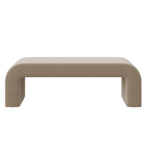 Banquette contemporaine - CALUM - EUROFASHION HOMETEXTILES & CONCEPTS - en tissu / avec piètement en hêtre / en hêtre