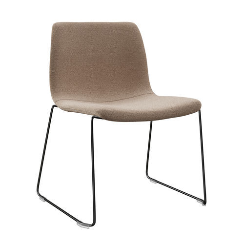 Chaise contemporaine - SIGMA - EUROFASHION HOMETEXTILES & CONCEPTS - d'intérieur / en tissu / avec piètement en métal