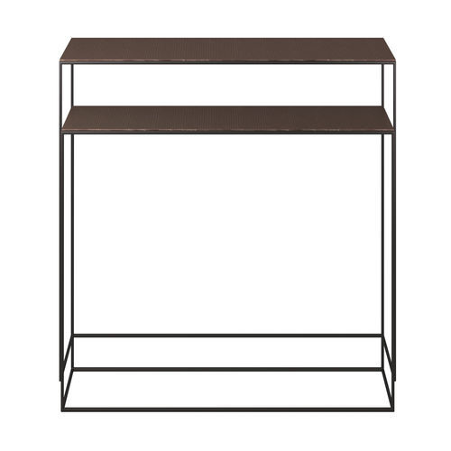Console contemporaine - ACCRA - EUROFASHION HOMETEXTILES & CONCEPTS - en fer / avec piètement en fer / rectangulaire