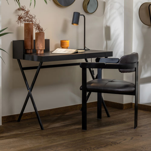 Bureau sur pied - PLATO - EUROFASHION HOMETEXTILES & CONCEPTS - contemporain / en MDF / droit
