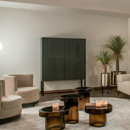 Buffet haut - ARTA - EUROFASHION HOMETEXTILES & CONCEPTS - contemporain / en chêne / en métal