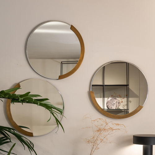 Miroir mural - GARDA - EUROFASHION HOMETEXTILES & CONCEPTS - contemporain / rond / en fer