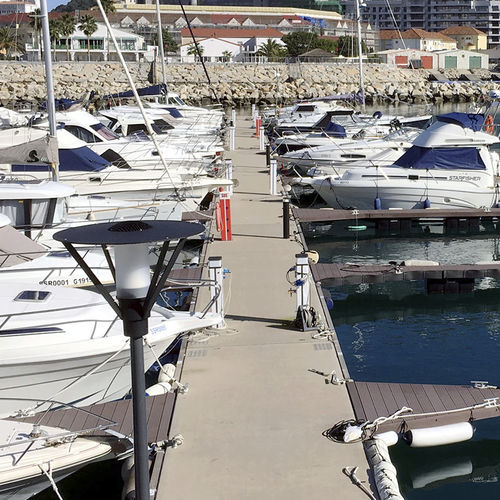 Quai flottant en béton - ALL-CONCRETE - Marinetek - en caoutchouc / en élastomère