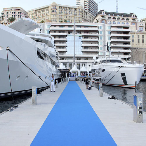 Ponton en bois - SUPER YACHT - Marinetek - en béton / flottant