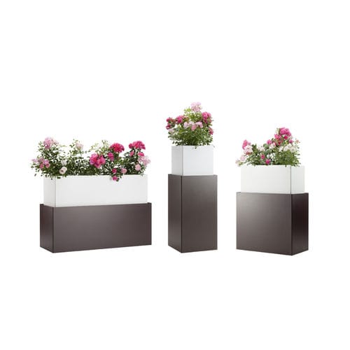 Jardinière en béton - ONE IN ONE - FLORA - rectangulaire / sur mesure / contemporaine