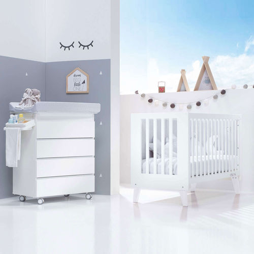 Lit pour bébé simple - Nexo - ALONDRA - contemporain / de cododo / en bois