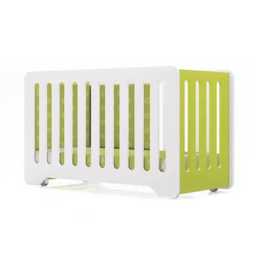 Lit pour bébé simple - C150 - ALONDRA - contemporain / à roulettes / en MDF laqué