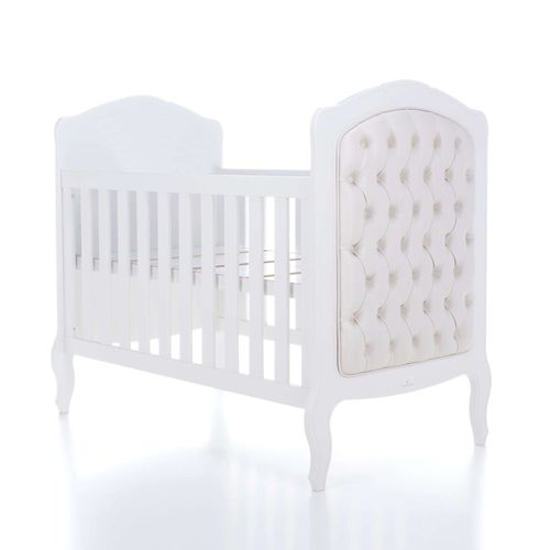 Lit pour bébé simple - C303 - ALONDRA - classique / tapissé / en bois